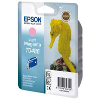 Epson T0486 Light Magenta Ink Cartridge (Seahorse) (C13T04864010)